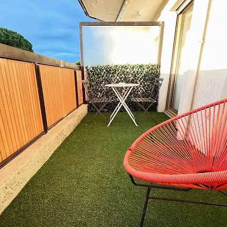 Studio Lumineux, Terrasse, Piscine Proche Plages Fréjus Exterior foto